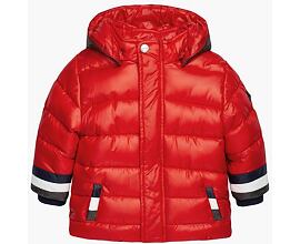 červená prošívaná dětská zimní bunda Mayoral