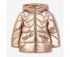zimní kabát dětský dívčí metalický Mayoral 4491-55