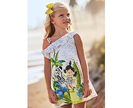 dětské letní šaty s veselým obrázkem Mayoral 3935-10