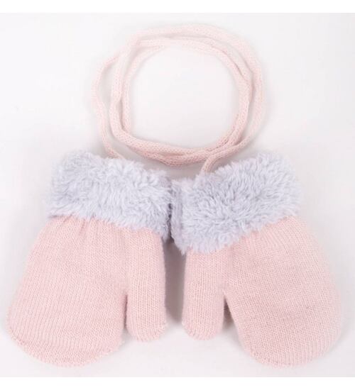 pletené rukavice pro batolata holčičky