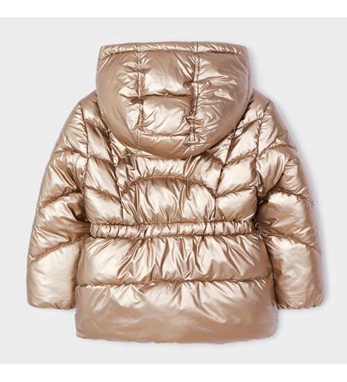 zimní kabát dětský dívčí metalický Mayoral 4491-55
