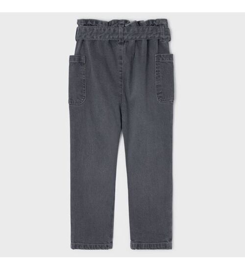 šedé džíny s vysokým pasem Mayoral 4506-70 Gris