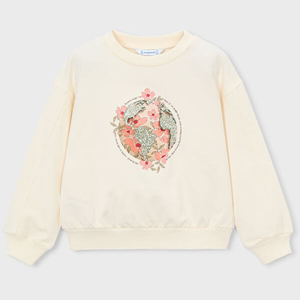 kvalitní dívčí mikiny s obrázkem planety Země