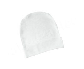 bavlněná bílá čepička pro miminko