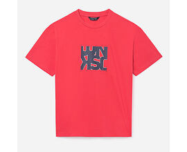 červené chlapecké tričko s potiskem Mayoral 840-61