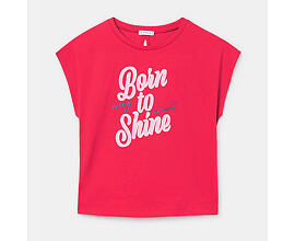 dívčí oversize tričko s nápisem Mayoral 6010-10