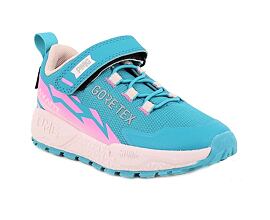 Primigi dětské tenisky Gore-tex 1431066 tyrkysové s růžovou barvou