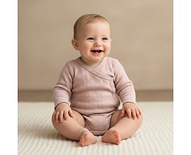 kojenecké zavinovací body Baby servis růžové pudrové