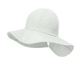 letní dívčí klobouk Jamiks z BIO bavlněného mušelínu