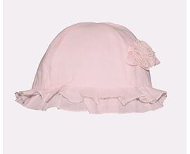 letní klobouček kojenecký dívčí pro obvod hlavy 40-45 cm