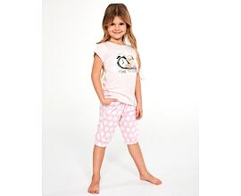 letní dětské dívčí pyžamo s obázkem Cornette 
