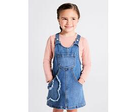 dětská džínová sukně s laclem Mayoral 4952-84