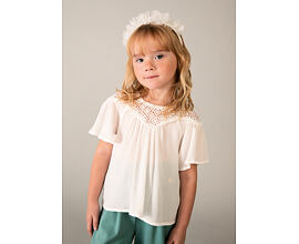 luxusní letní halenka dívčí Mayoral