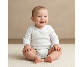 celorozepínací kojenecké body bez potisku