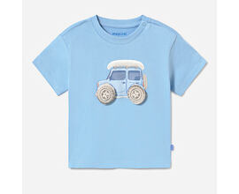 dětské bavlněné tričko s autíčkem Mayoral 1011-89