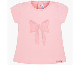 dívčí růžové tričko Mayoral