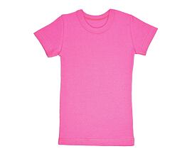 dětské růžové bavlněné triko