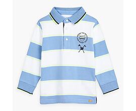 dětské pruhované polo tričko dlouhý rukáv Mayoral 3159-41