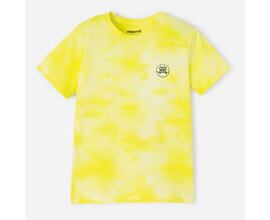 batikované dětské triko žluté Mayoral 3013-83