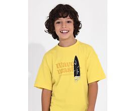 žluté chlapecké triko wavemaster Mayoral 6084-55