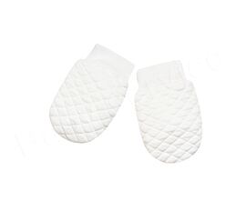 kojenecké bílé rukavičky mikrotermo