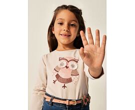 dětské tričko se sovičkou Mayoral 4008-80