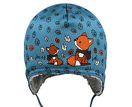 zimní čepice bez bambule pro miminka od českého výrobce RDX