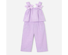 dívčí letní komplet top a široké kalhoty Mayoral 3596-11