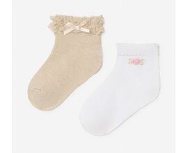 ponožky k šatům pro roční holčičku