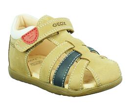 Geox B254VA B S. Macchia kožené sandálky