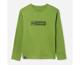 zelené chlapecké triko s dlouhým rukávem Mayoral 842-38