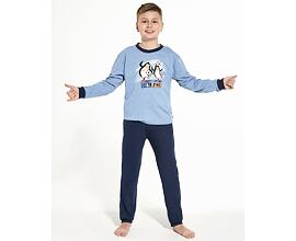 veselé chlapecké pyžamo s tučňáky Cornette 267/136 Goal