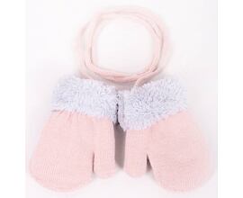 pletené rukavice pro batolata holčičky