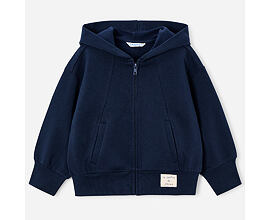 dětská crop top mikina na zip modrá Mayoral 4449-67