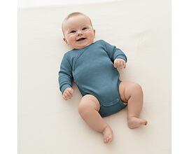 kojenecké rostoucí zavinovací bodyčko Baby service modré