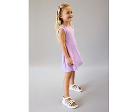 Mayoral letní dětské bavlněné šaty fialové