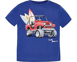 tričko s autem Mayoral 1029 velikost 80 až 98 modrá