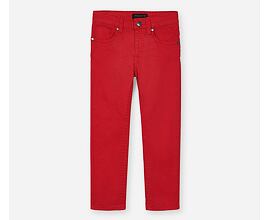 dětské červené kalhoty chlapecké