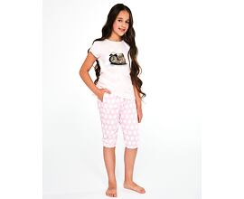 letní dívčí pyžamo Cornette time to sleep 571/89