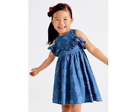 dětské džínové šaty Mayoral 3941-5