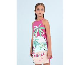 dívčí plážové šaty s letním obrázkem Mayoral 6935-46