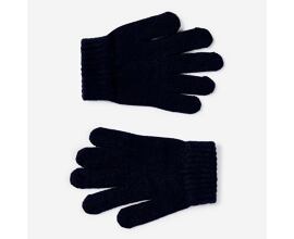 chlapecké prstové rukavice pletené