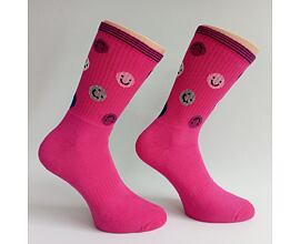 dívčí froté ponožky smajlík