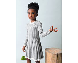 Mayoral dívčí šaty s dlouhým rukávem.