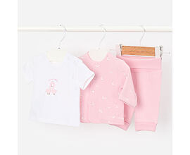 růžová kojenecké souprava pro miminko holčičku Mayoral 1894-76