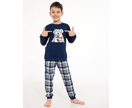 dětské pyžamo Cornette 593/185 s roztomilým obrázkem home friends