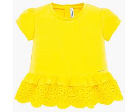 detské žluté tričko velikost 92