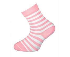 dětské růžové pruhované ponožky