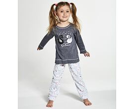 Cornette dlouhé dívčí pyžamo labutě