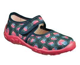 dětské bačkory Bonny Superfit 0-800283-8800 se srdíčky